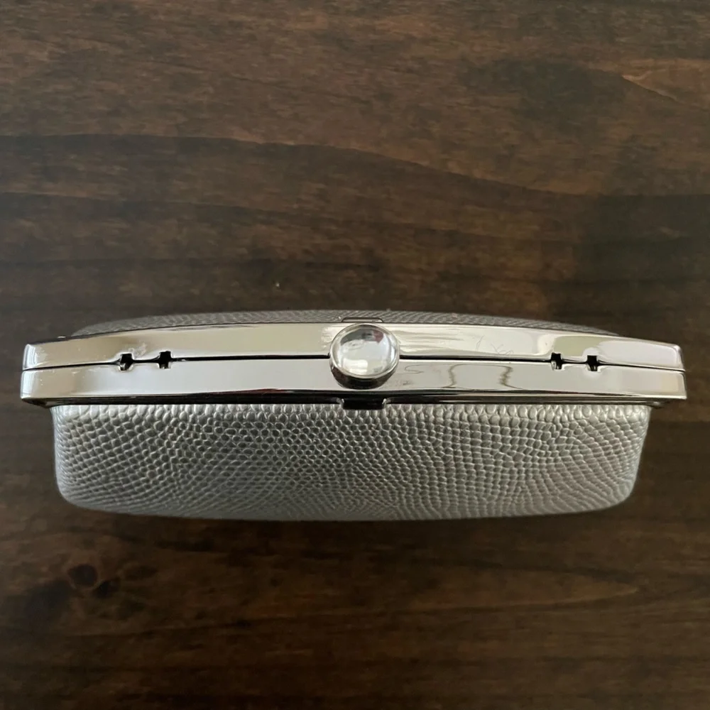 Elegant Silver Clutch Bag